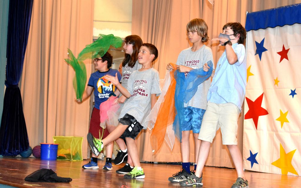 Students Perform in a Circus