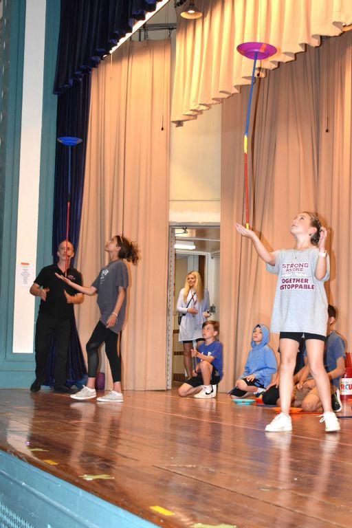 Students Perform in a Circus