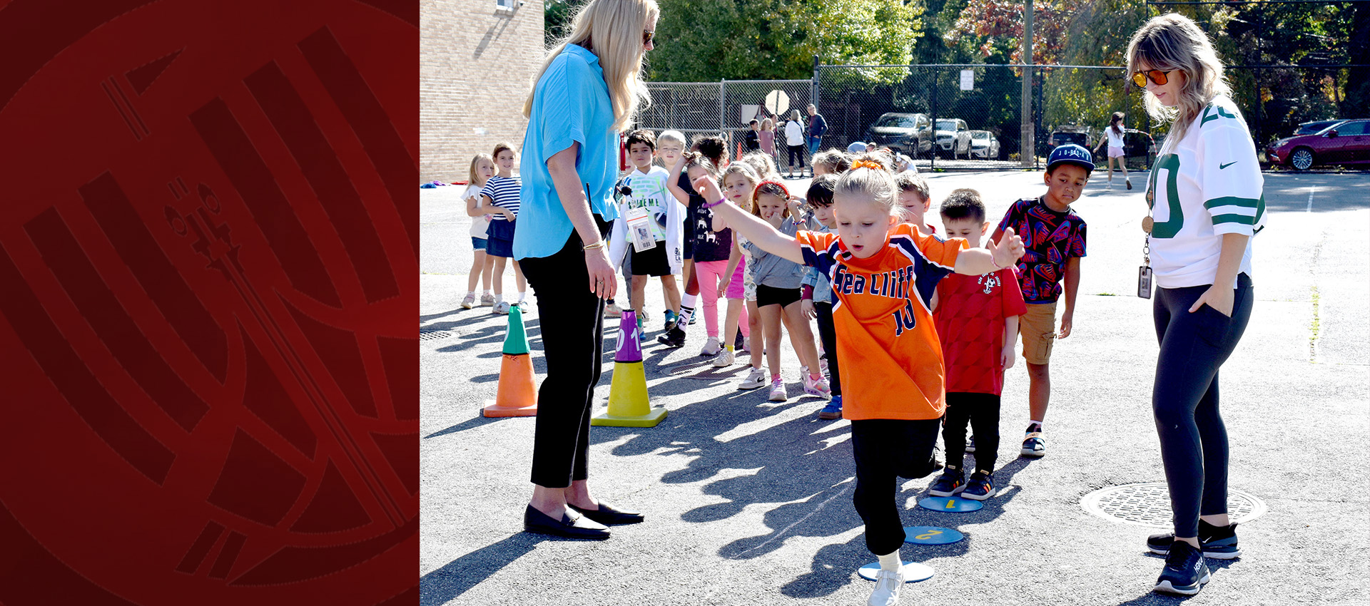 Students Playing Math Outdoor with their teachers 