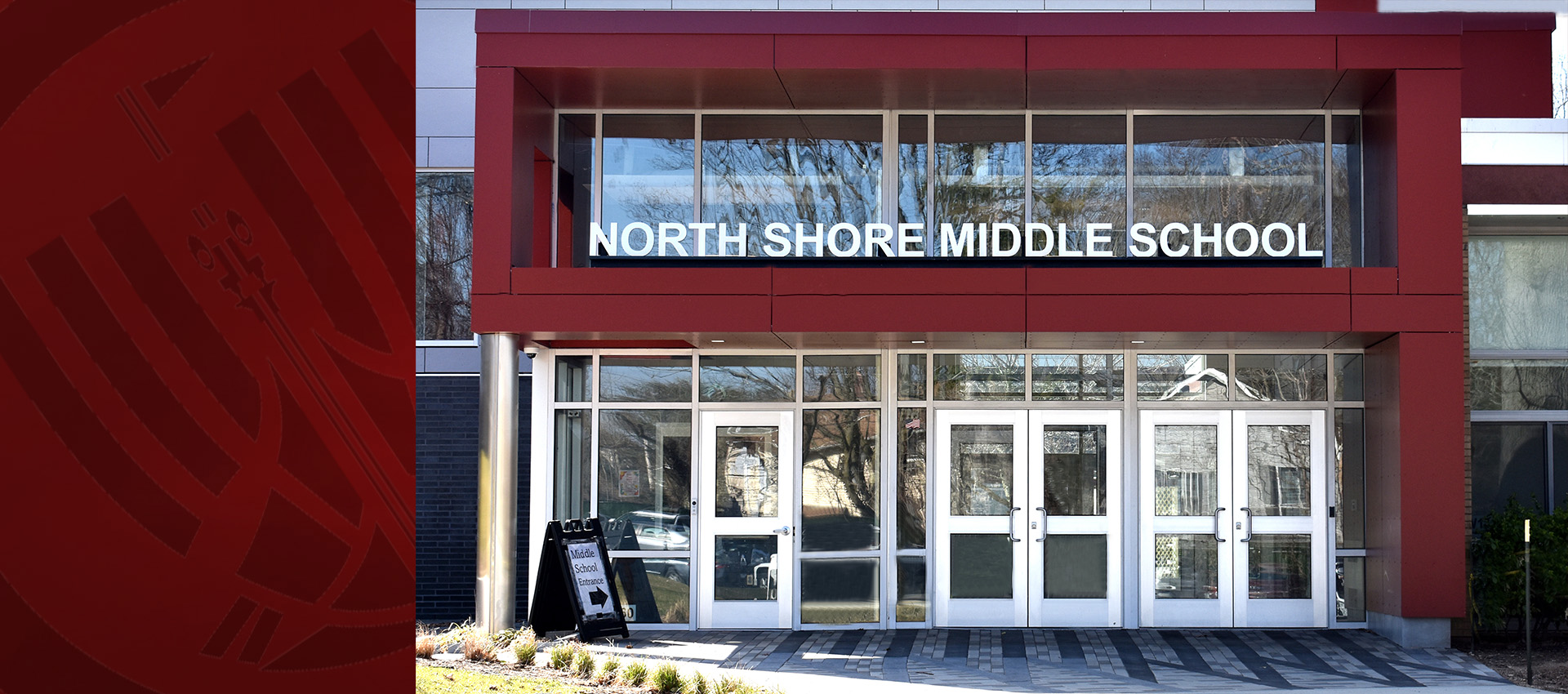 North Shore Middle School entrance